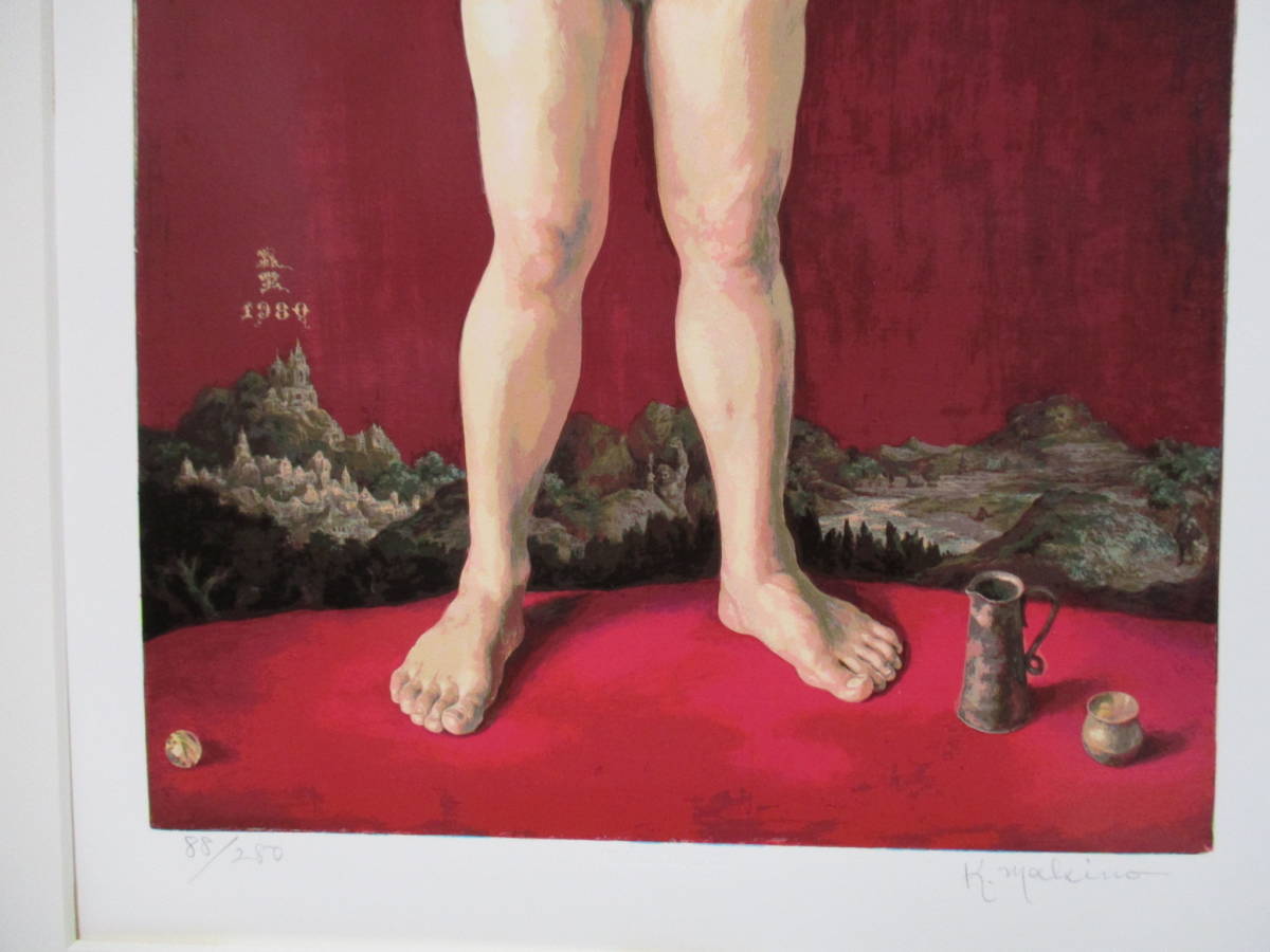 牧野邦夫（1986年没）「立てる千穂」エスタンプ（1984年製作、原画1980