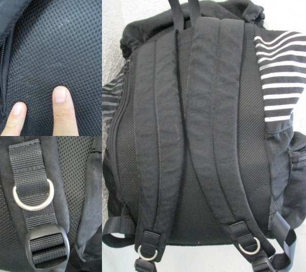 アンダーカバー  11SS  UNDERMAN期 ボーダーバックパック メンズ 即決 11SS UNDERCOVERISM アンダーカバーイズム UNDERCOVER アンダー