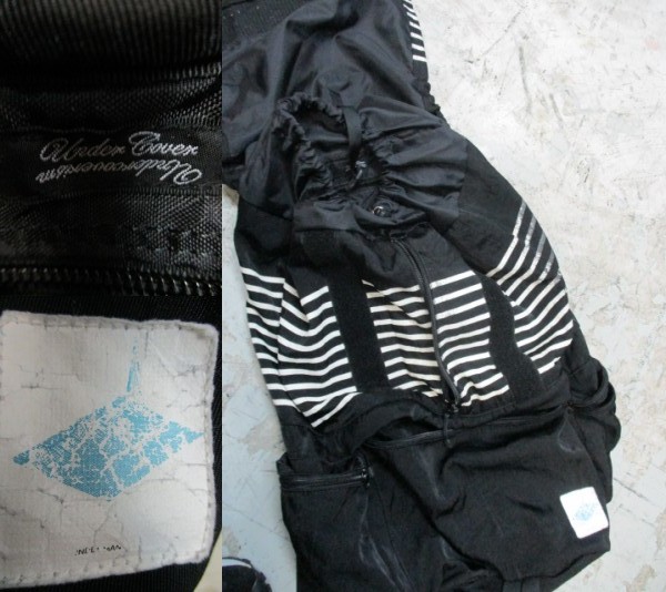 アンダーカバー  11SS  UNDERMAN期 ボーダーバックパック メンズ 即決 11SS UNDERCOVERISM アンダーカバーイズム UNDERCOVER アンダー