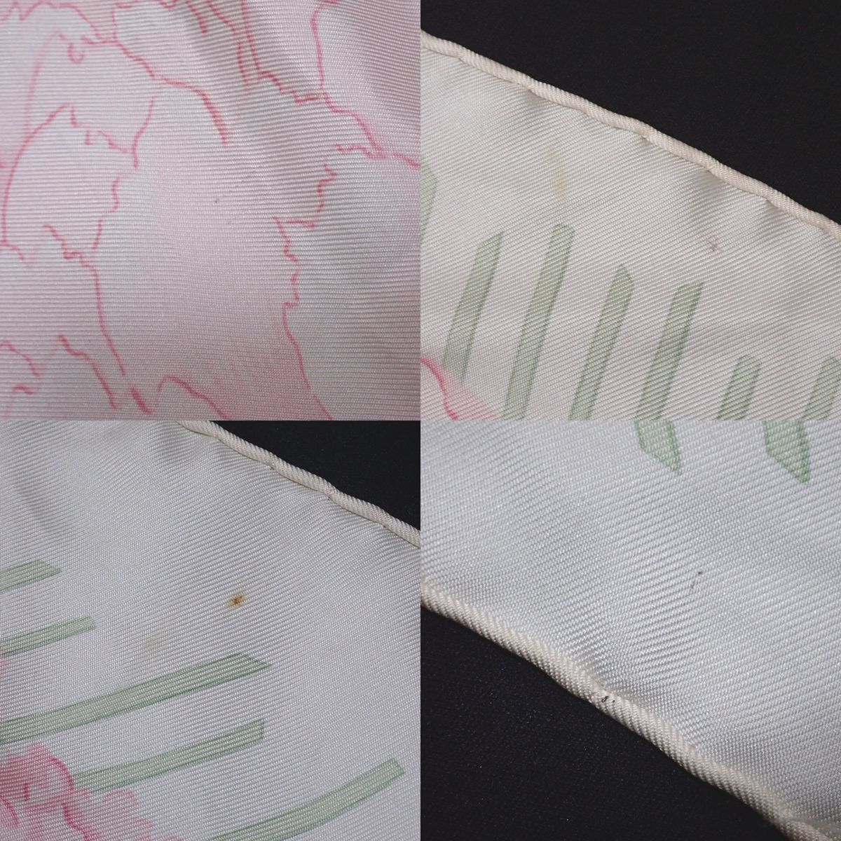 ○HERMES/エルメス カレ90 Les Pivoines/芍薬 シルクスカーフ 約89.5