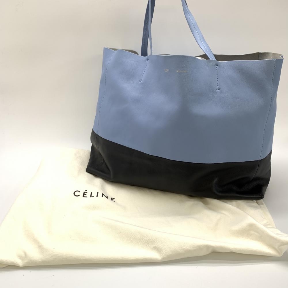 CELINE セリーヌ ホリゾンタルカバ レディース レザートートバッグ  