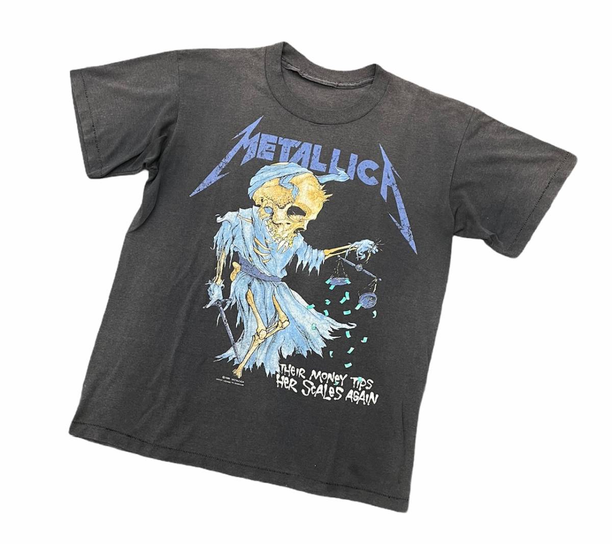 【早い物勝ち】　メタリカ　Tシャツ　コピーライト付き　ヴィンテージ コピーライト 付き 超希少 □ 80's METALLICA ヴィンテージ バンド T