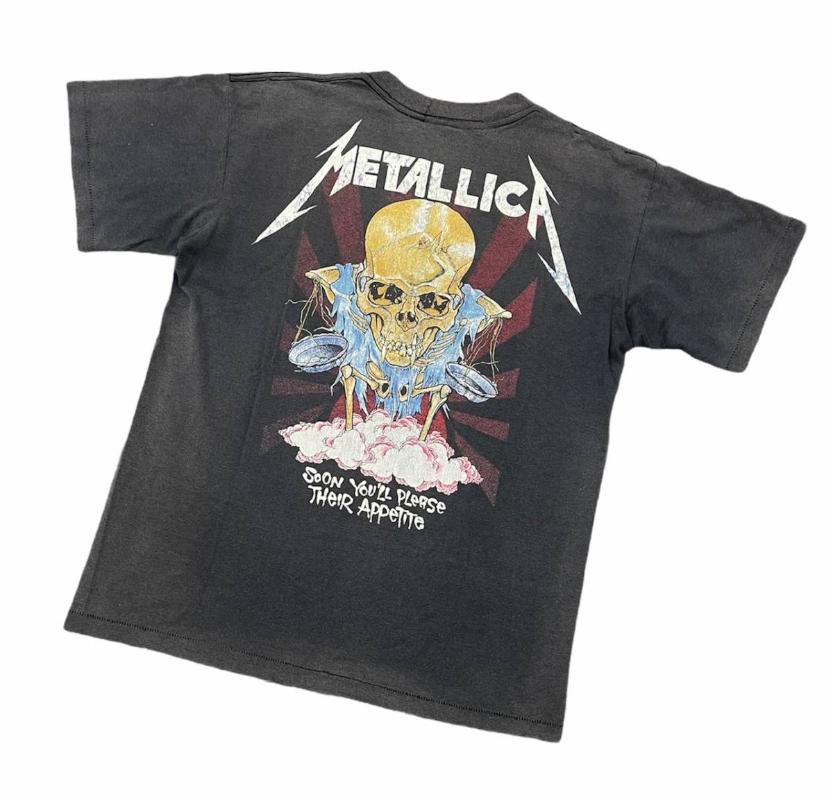 LLICA メタリカ　Tシャツ　コピーライト付き　ヴィンテージ コピーライト 付き 超希少 □ 80's METALLICA ヴィンテージ バンド T