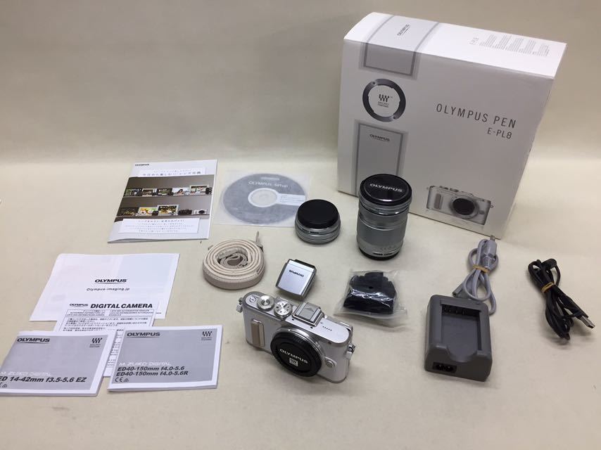 E-PL8 OLYMPUS PEN EZダブルズームキット ダブルズームキット