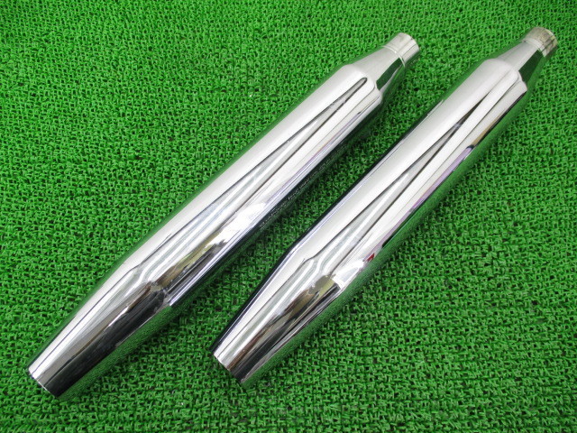 【もも】 中古 ハーレー 純正 バイク 部品 FLSTC1580 サイレンサーマフラー 純正