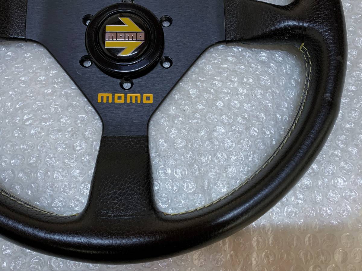 当時物 MOMO モモ VELOCE ヴェローチェ 32.5パイ 1993 ステアリング 旧 