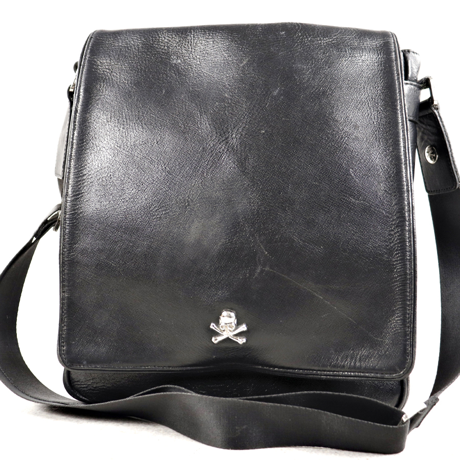 Roen leopard black skull body bag