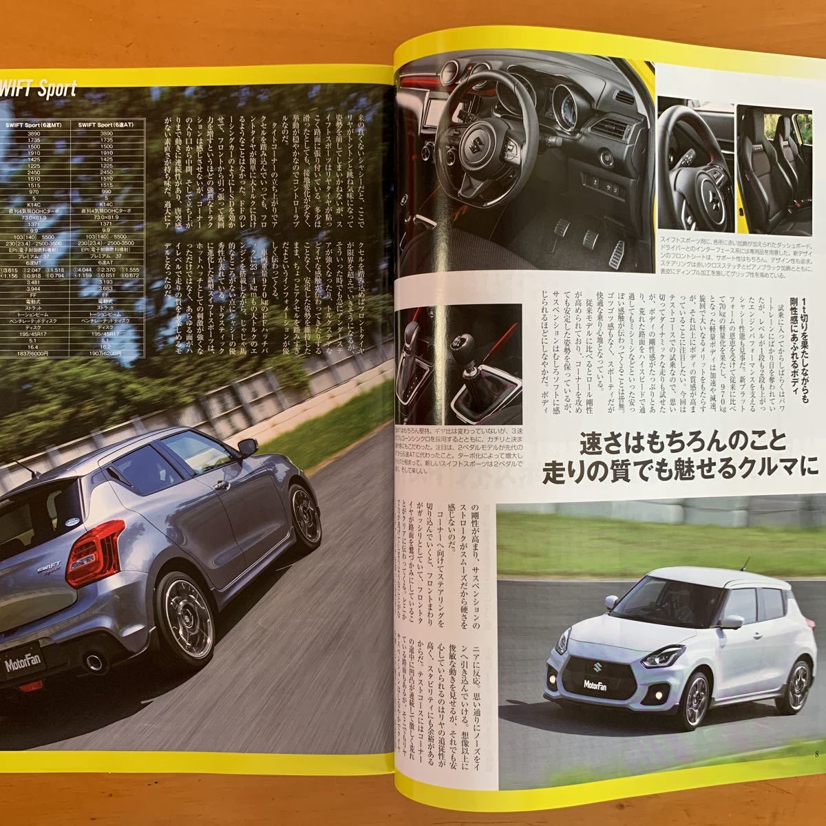 スズキ 新型スイフトスポーツのすべて モーターファン別冊ニューモデル速報 第559弾 痛快ホットハッチ SUZUKI SWIFT SPORT_5
