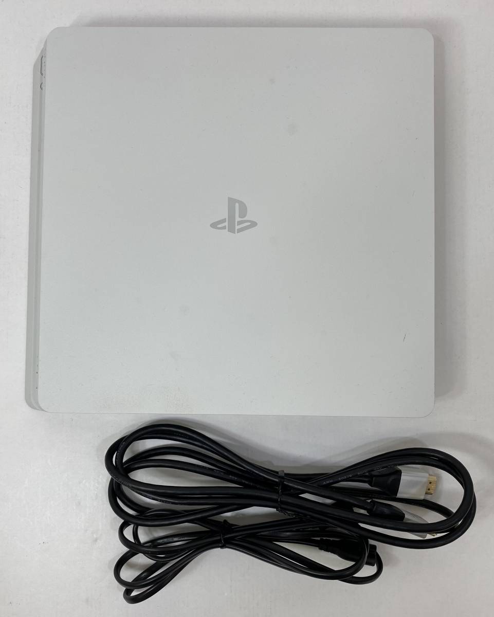 【中古】1円～ PlayStation4 slim 500GB CUH-2200A ホワイト PS4 ※動作確認済 ※初期化済_1