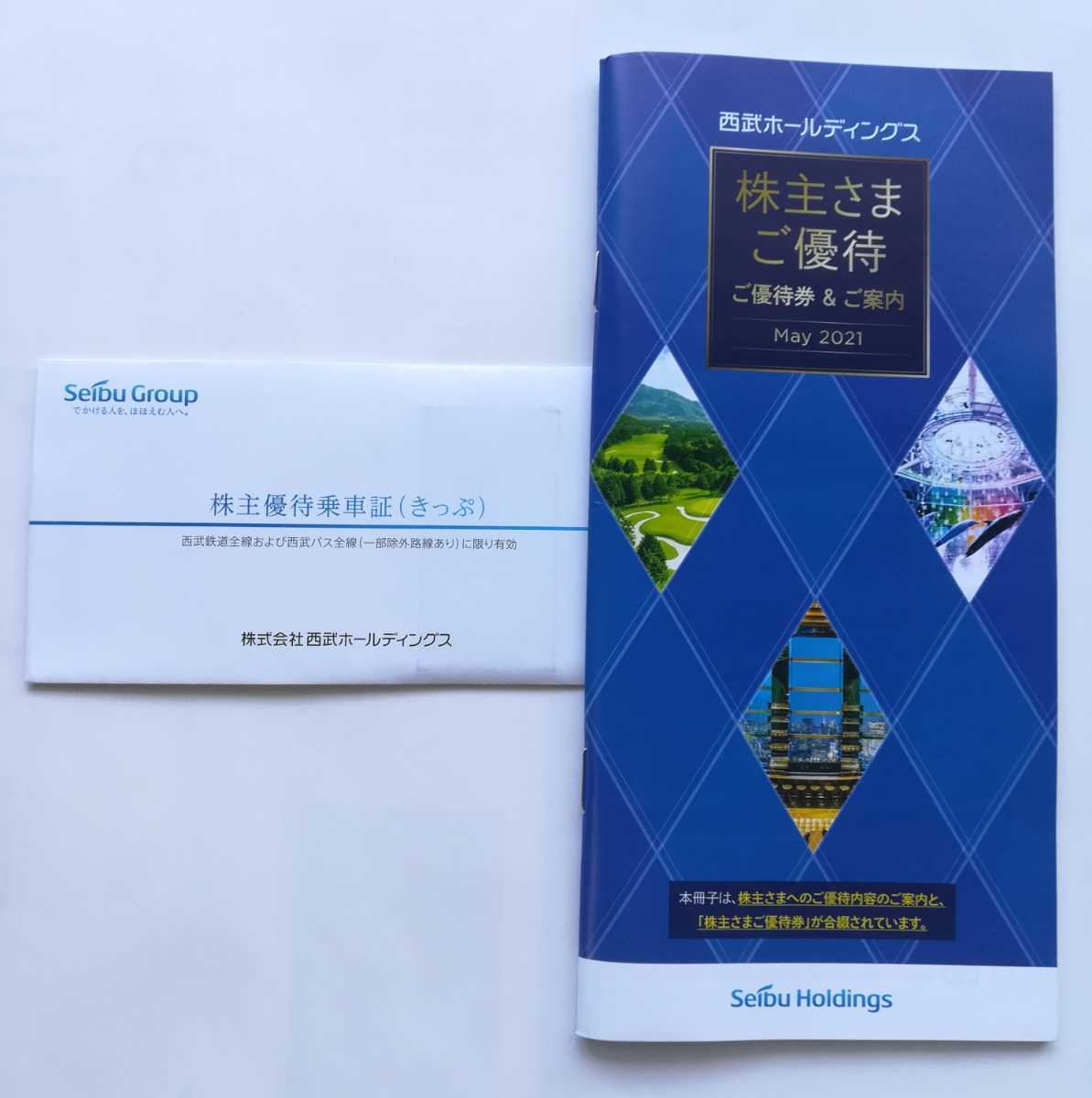 西武ホールディングス株主優待券(1000株分) 【乗車証】10枚＋