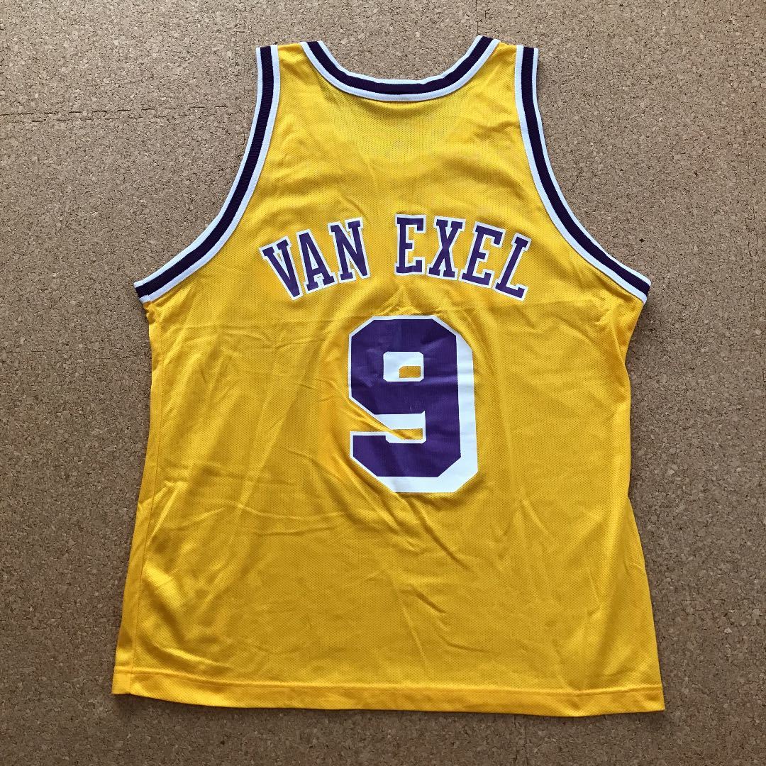 90's チャンピオン NBA ユニフォーム LAKERS VAN EXEL 9番NBA Los