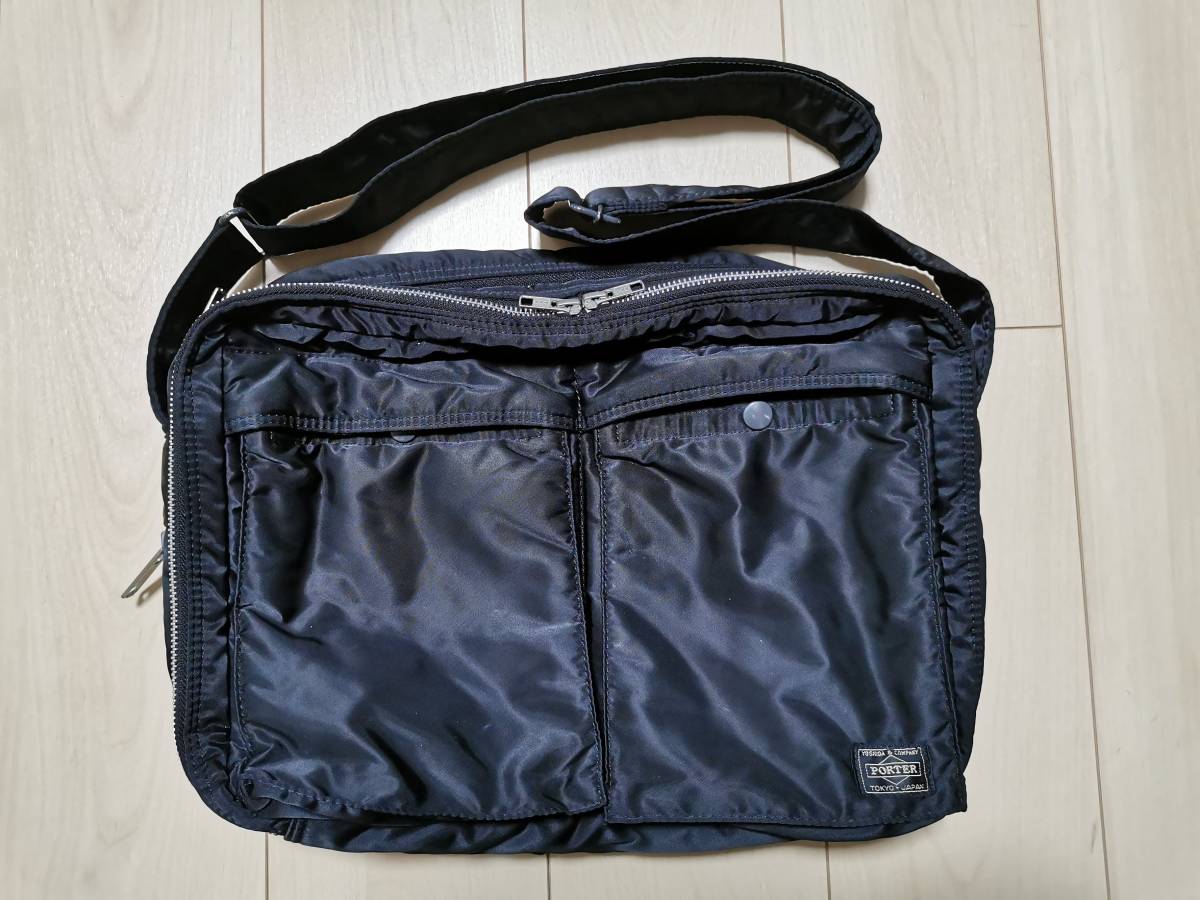 HEAD PORTER ポーター 吉田カバン タンカー 黒 ショルダーバッグ XL 
