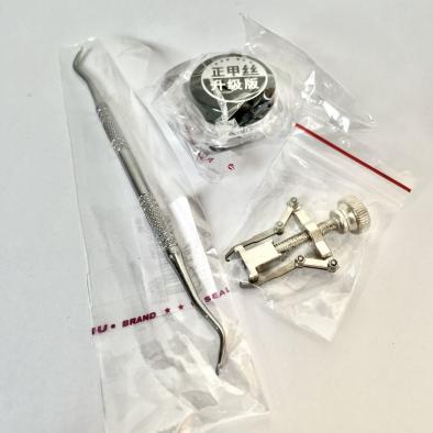 巻き爪矯正ケア3点セット 巻き爪ロボ 矯正器 シルバー 巻き爪矯正 ステンレスワイヤー お掃除スティック ネイルケア 手入れ用具 売買されたオークション情報 Yahooの商品情報をアーカイブ公開 オークファン Aucfan Com