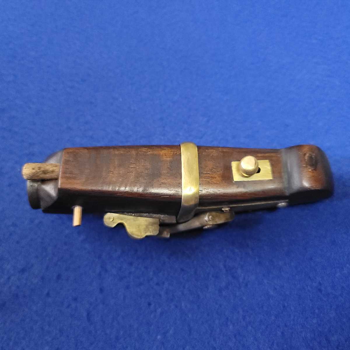 □島津家□火縄銃□根付け□分解ができます□カラクリが動きます□12cm