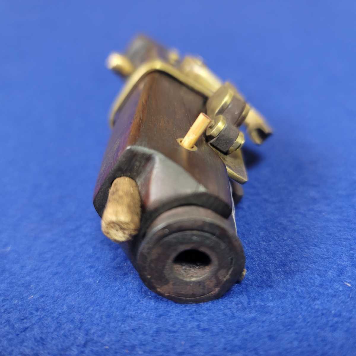 □島津家□火縄銃□根付け□分解ができます□カラクリが動きます□12cm