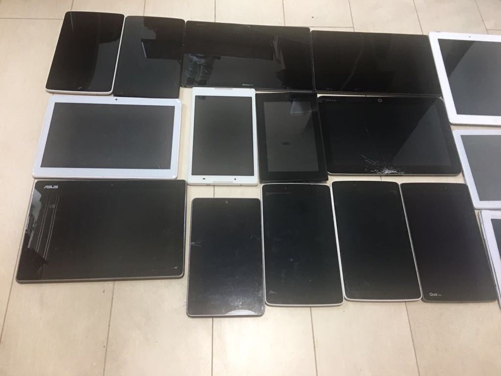 スマートフォン（60台）・タブレット（16台）まとめ売り ジャンク 部品取り ジャンク タブレットまとめ 16台セット 部品取り ① 部品取り用