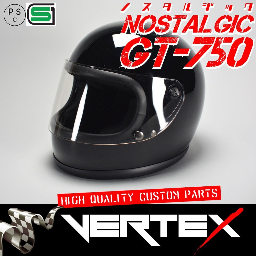 大得価，爆買い GT750 ヘルメット 族ヘル ブラック ノスタルジック GT-750 今だけ(フリーサイズ)｜売買されたオークション情報、yahooの商品情報をアーカイブ公開 - オークファン フルフェイス（オンロード用）