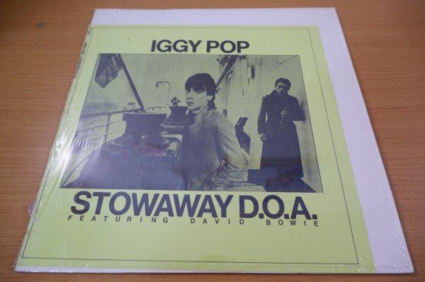 F3-082＜LP/美盤＞イギー ポップ Iggy Pop Featuring David Bowie / Stowaway D.O.A ...