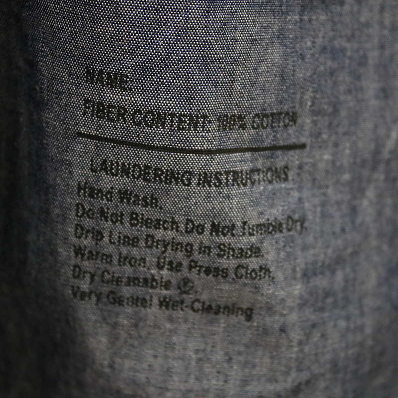 【美品】 HYKE / ハイク | 2020SS | シャンブレーグランダッドシャツワンピース | 1 | ネイビー | レディース HYKE - シャンブレー SHIRT (15256) ニット
