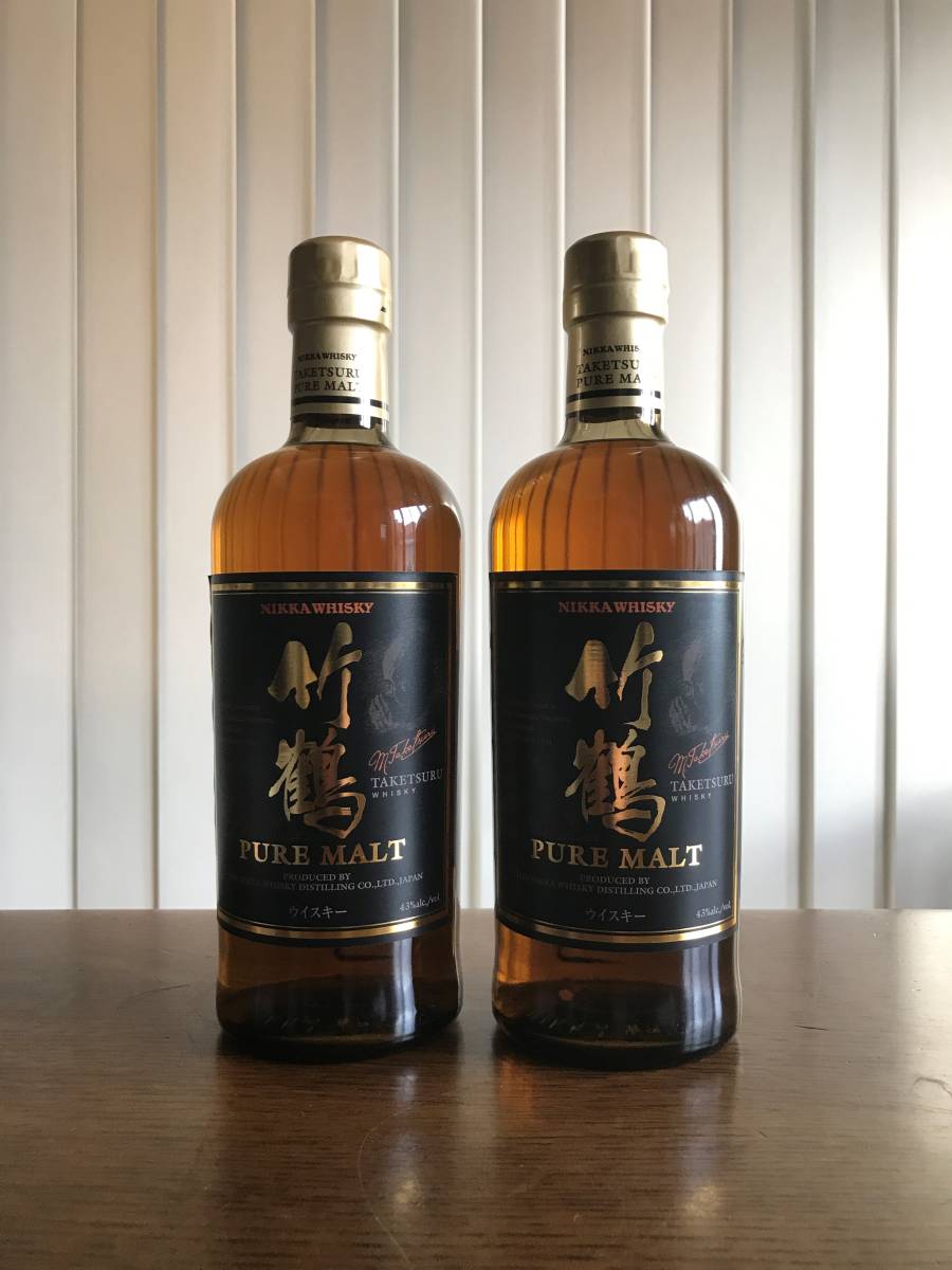 送料無料】【新品・未開栓】竹鶴 ピュアモルト 700ml 2本セット ニッカ