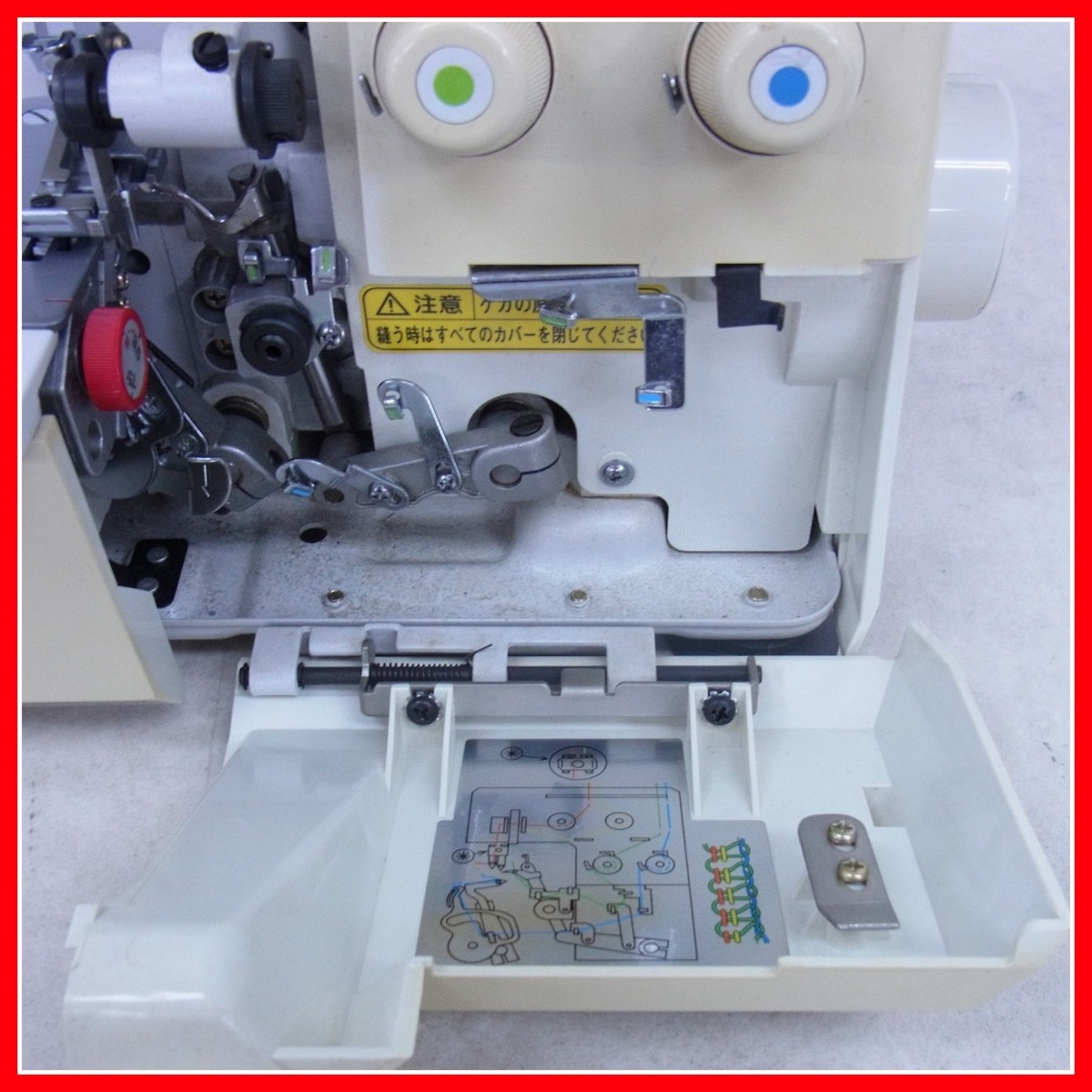 ★JUKIジューキ ロックミシン baby lock ベビーロック BL4-828DF KNIT SEWING CLUB キミエ サトウ ペダル付 ジューキ ジャンク【20 ジューキ baby lock ジャンク BL2-207 BL341