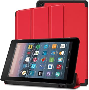 レッド Fire 7 2019 Fire 7 2019 ケース Fire 7 2019 カバー スタンド機能付き 保護ケース 強_1