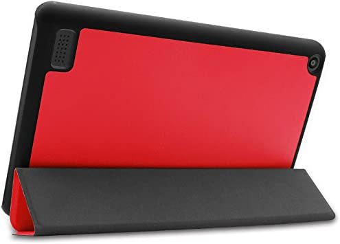 レッド Fire 7 2019 Fire 7 2019 ケース Fire 7 2019 カバー スタンド機能付き 保護ケース 強_5