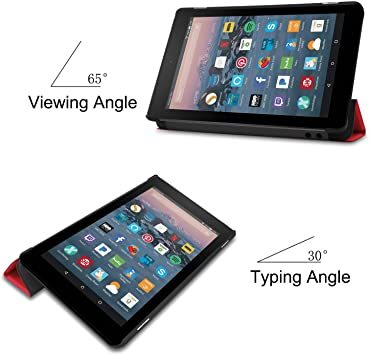 レッド Fire 7 2019 Fire 7 2019 ケース Fire 7 2019 カバー スタンド機能付き 保護ケース 強_7
