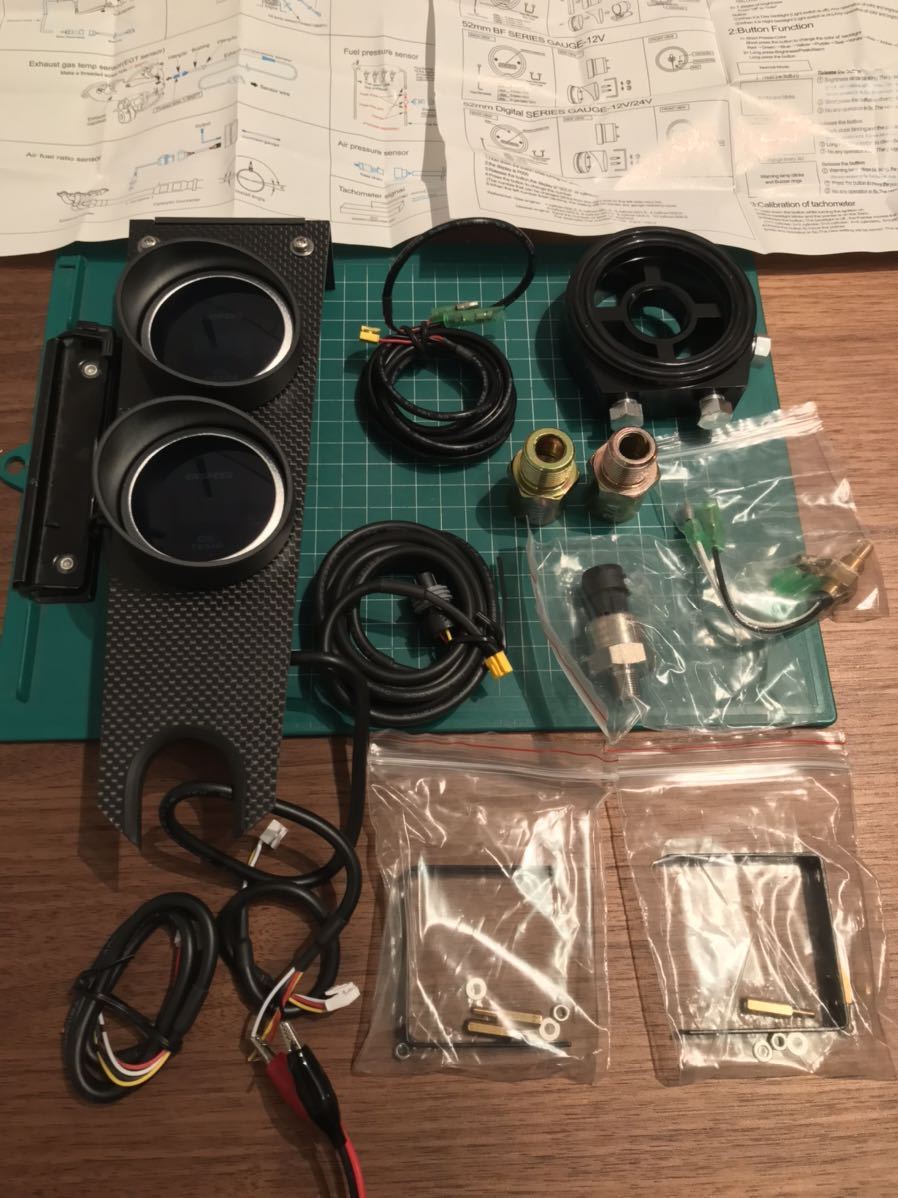 エキシージ ロータス エリーゼ | mk1 52mm3連タコメーター Mk1 ドライ mk2 Exige 畑野自動車 LOTUS mk1&frasl;2&frasl;3用 - 3連対応 '2001