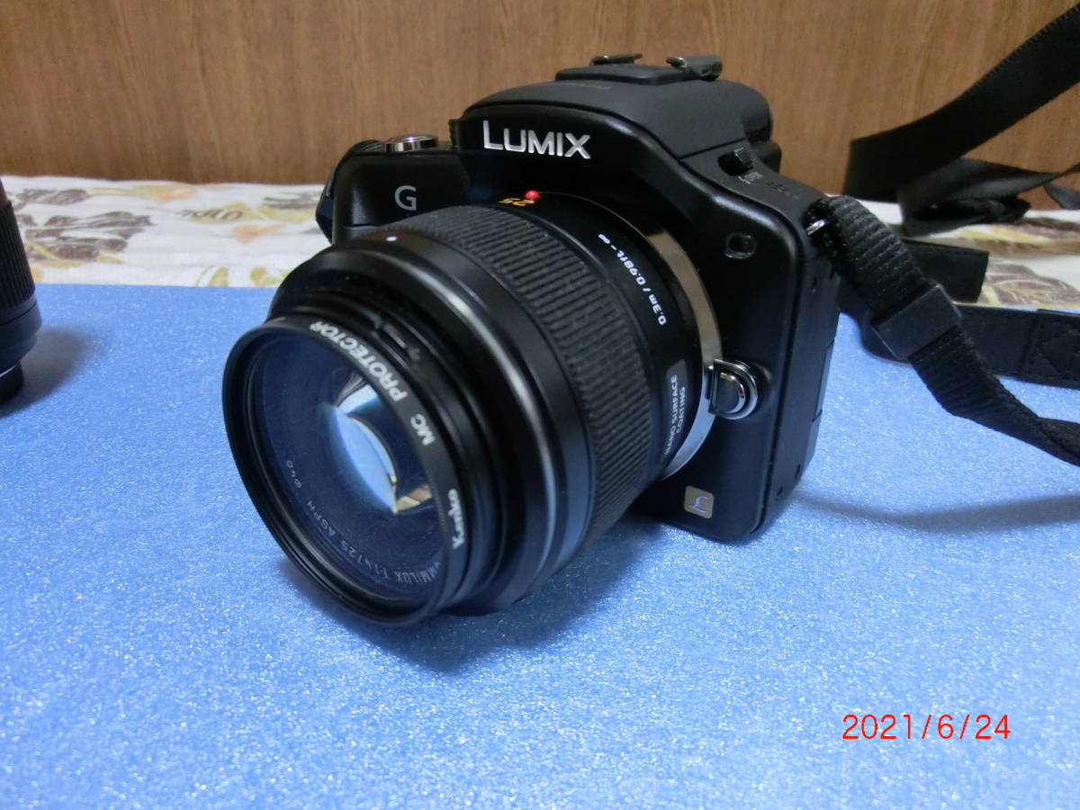 Panasonic LUMIX DMC-G3 W　レンズキット　（25　45-200）使用少ない　　付属品多い　すぐ撮れる　美品 (売り切り再出品価格）