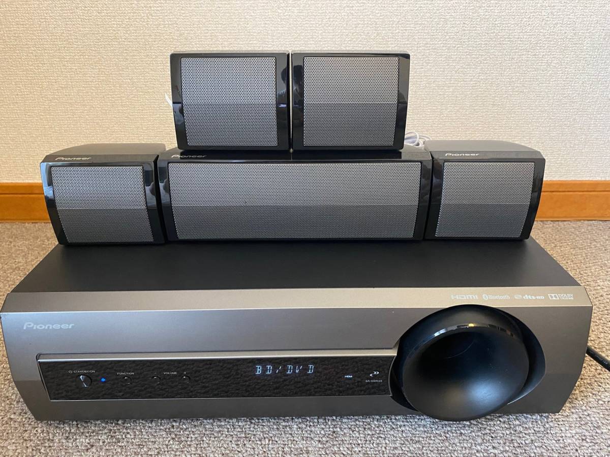 pioneer 5.1CH サラウンドシステム SA-SWR35 HDMI付き PIONEER パイオニアホームシアターセット SA-SWR35 2012年製 Pioneer