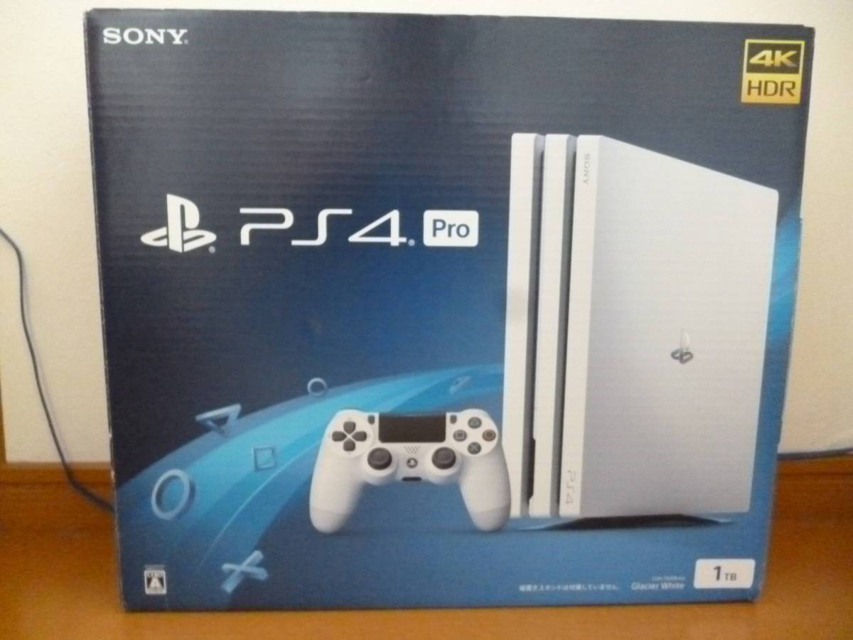 ジャンク☆PS4 Pro☆CUH-7200B B02☆グレイシャーホワイト PS4本体