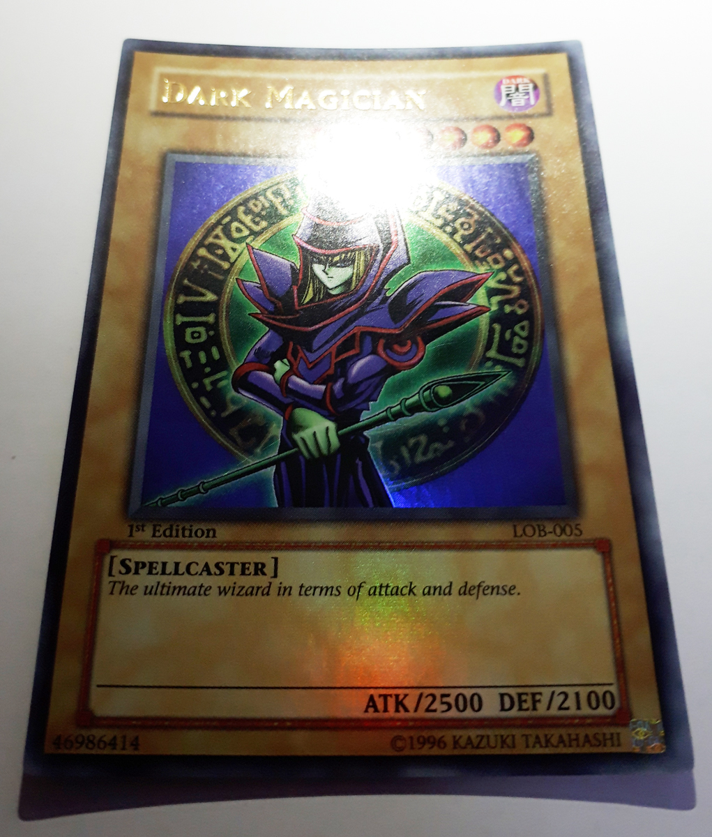 遊戯王/ブラック・マジシャン LOB-005 アジア版 1st ウルトラ 美品