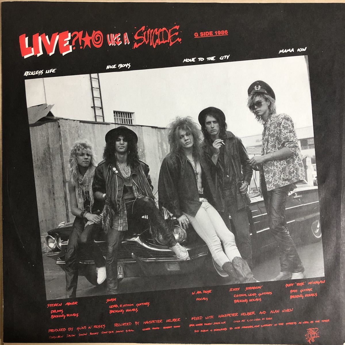 N' Roses Guns G Lies R LP ROSES レコード USオリジナル盤 – GUNS
