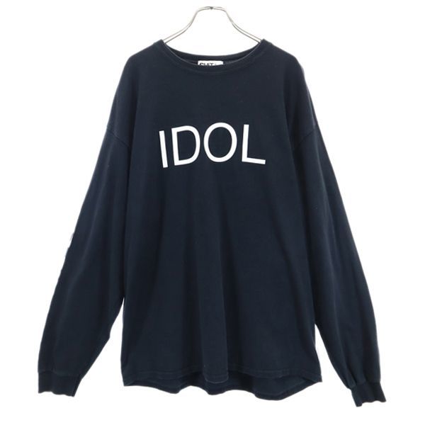 ビッシュ アイナジエンド IDOLプリント 長袖 Tシャツ XL 黒 BISH SHiToriginal メンズ 210626 メール便可