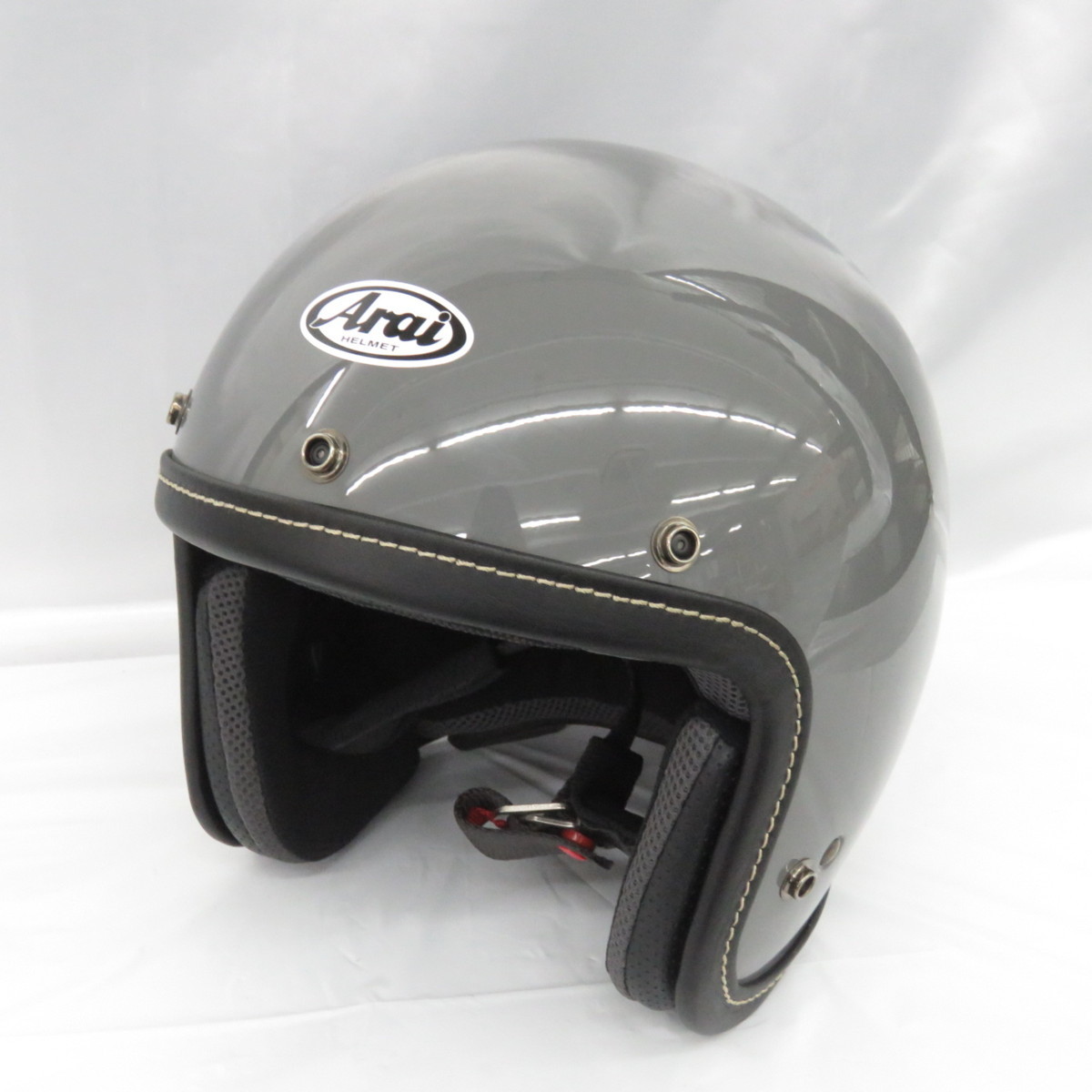 美品】アライクラシックエアーグレー ジェットヘルメット CLASSIC AIR 