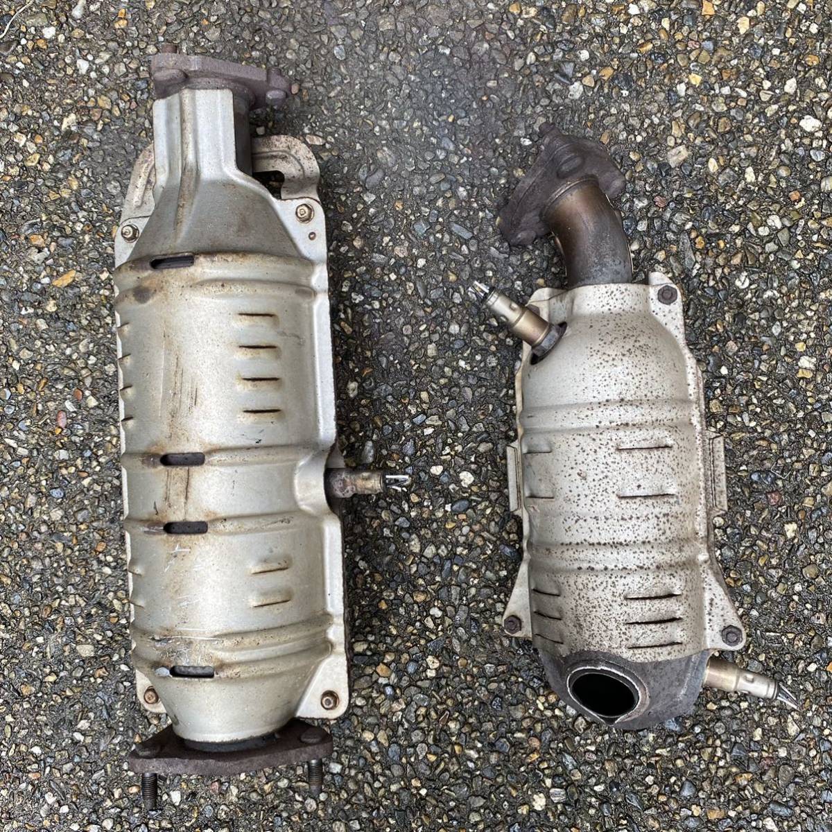 HONDA ホンダ 触媒 K24 オデッセイ RB1 フィット UA GD1 センサー2個 