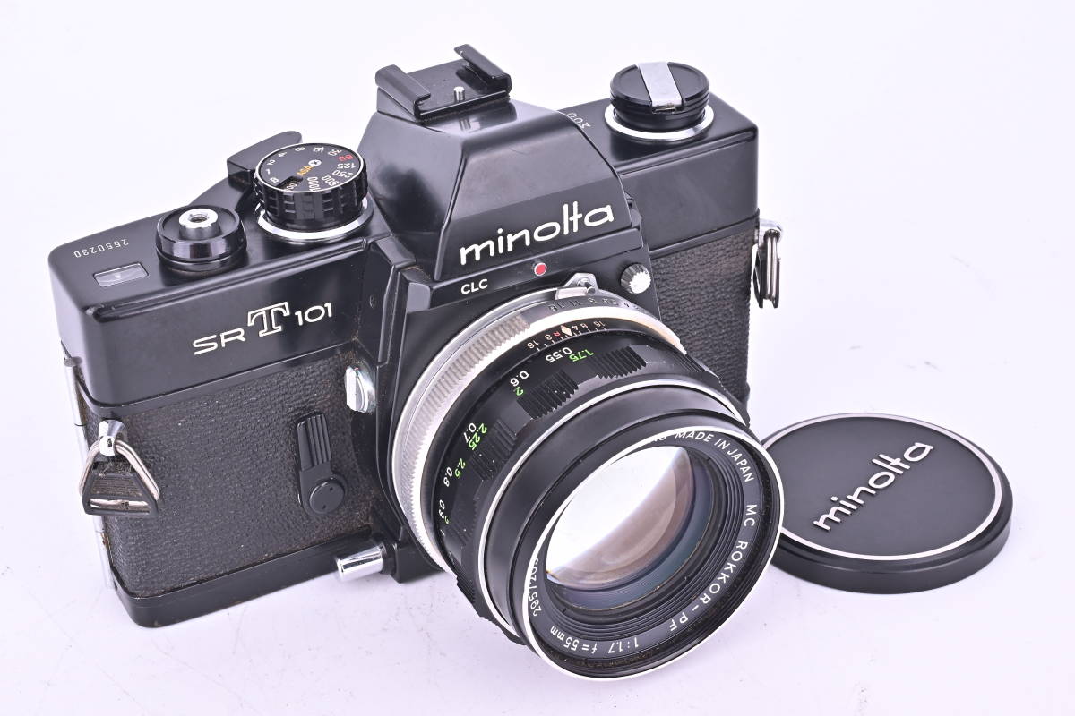 限定セール，新作 C4-3050 MINOLTA ミノルタ SRT101 MC ROKKOR-PF 55mm f/1.7 一眼レフフィルムカメラ マニュアルフォーカス(ミノルタ)｜売買されたオークション情報、yahooの商品情報をアーカイブ公開 - オークファン マニュアルフォーカス
