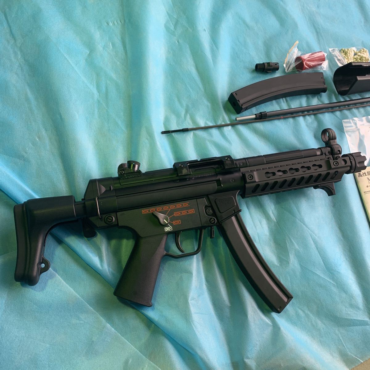 電動ガン 東京マルイ MP5-J 外装カスタム品 美品 おまけ付！【送料無料 
