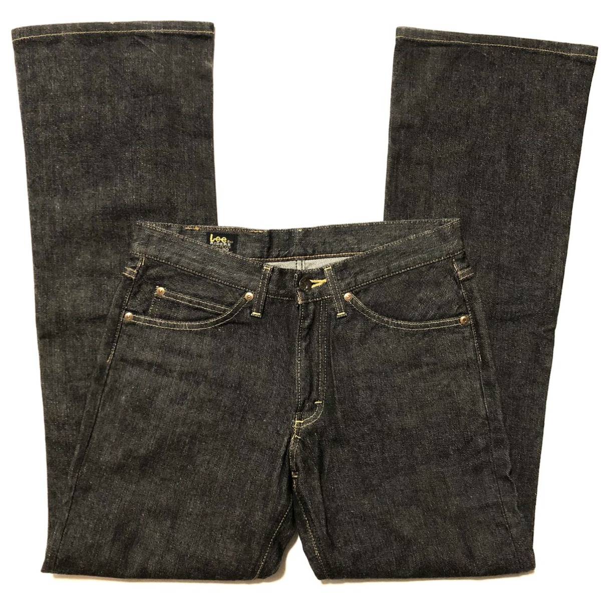 ブラック ブーツカット 日本製 リー W30 Lee 先染め 黒 0 1 2026年 Lee（
