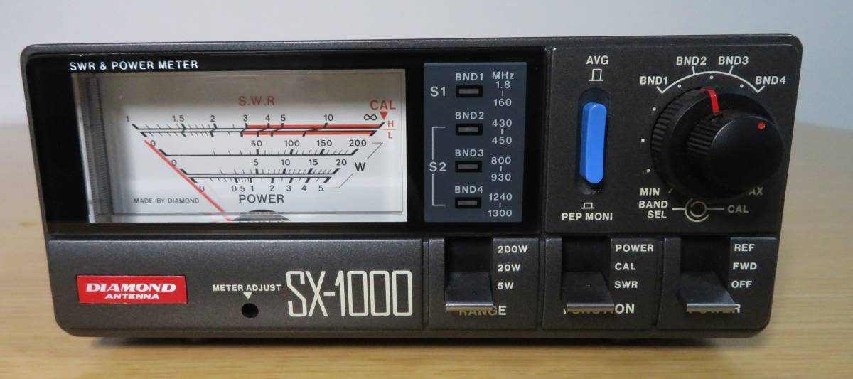 SWR&POWER METER SX-1000 DIAMOND ANTENNA SWR計 【公式通販】