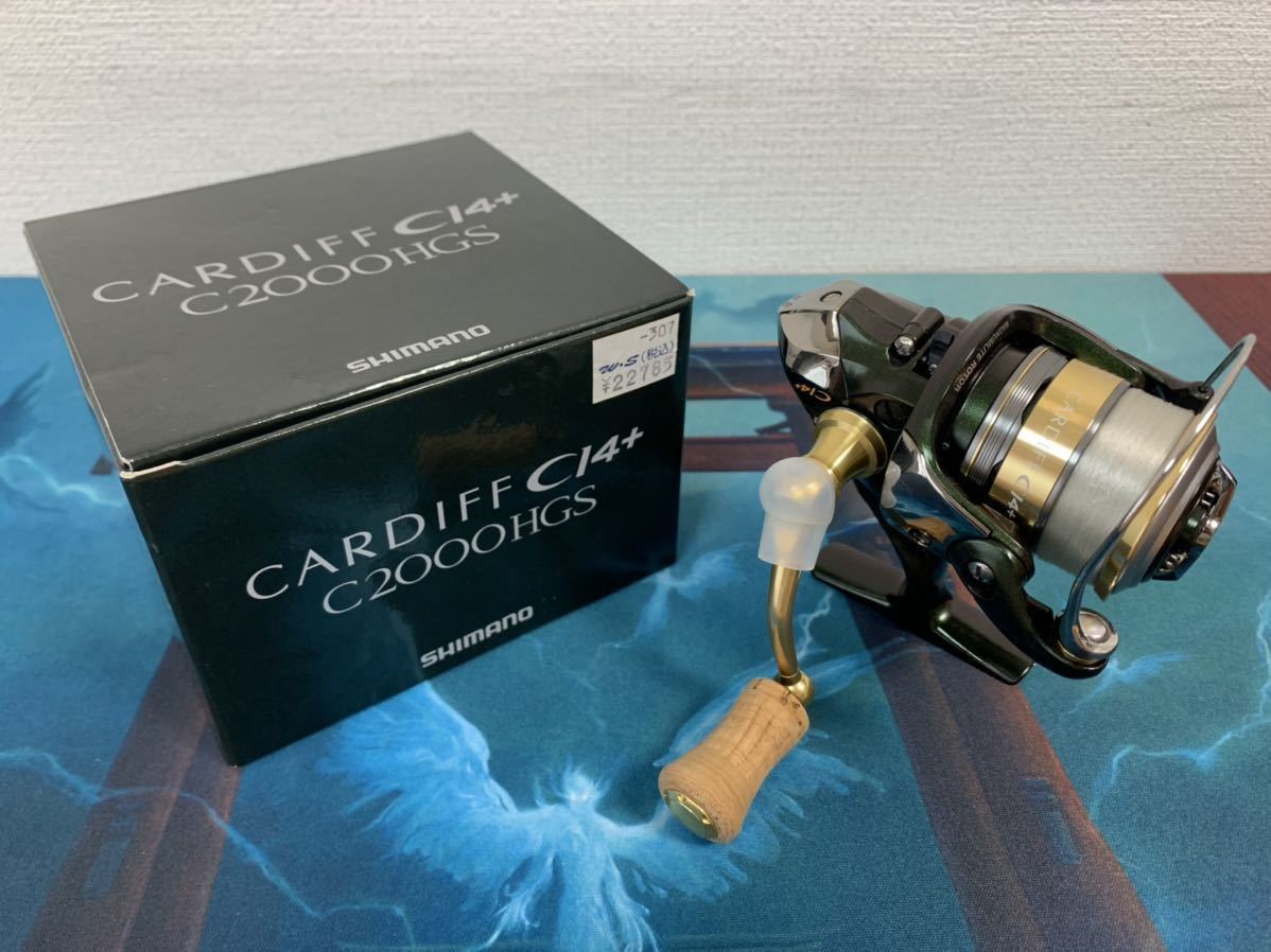 シマノ カーディフ CI4+ C2000HGS スピニングリール 中古SHIMANO