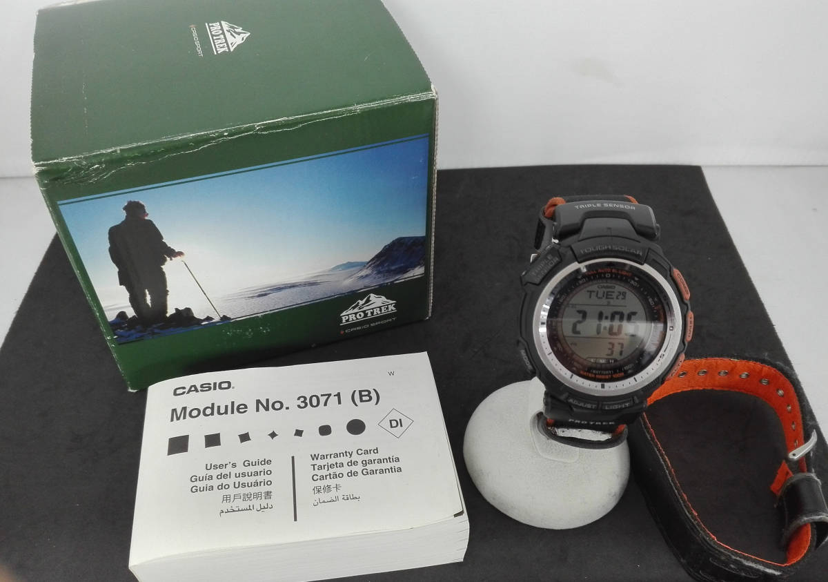 CASIO PRO TREK PRG-110GB 腕時計 アウトドア スポーツ ソーラー タフ 
