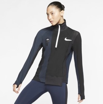  USAナイキ x sacai ハーフジップ ランニングジャケット ブラック/ネイビー XXL アメリカ直営店購入(女性用)｜売買されたオークション情報、yahooの商品情報をアーカイブ公開 - オークファン 女性用