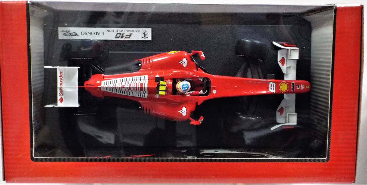 直筆サインフェラーリ F10 アロンソ バーレーンエディション 直筆