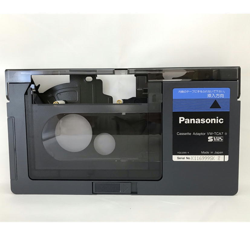 1円 ジャンク Panasonic パナソニック/VHSカセットアダプター/VW-TCA7