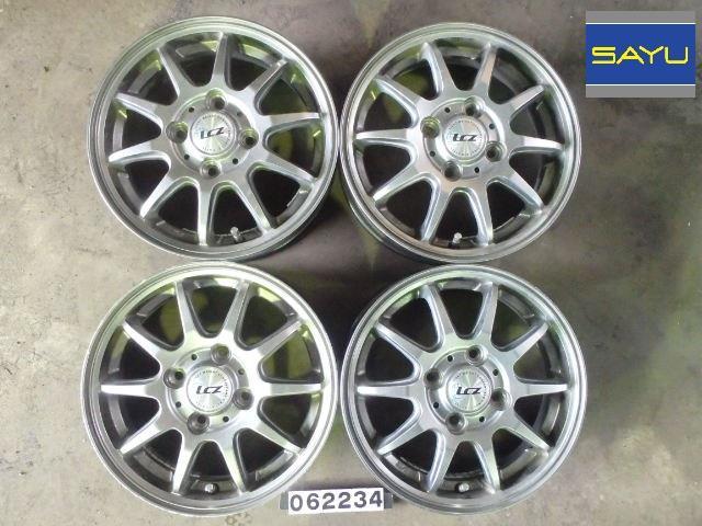 13インチ アルミホイール BEST LCZ R13×4.00B 4穴 PCD100 オフセット+43 送料無料！ 軽自動車に！