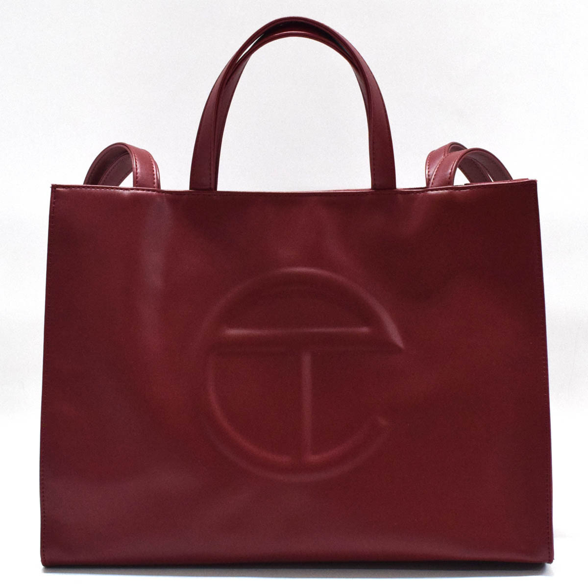 TELFAR テルファー ミディアム ショッピングバッグ オックスブラッド