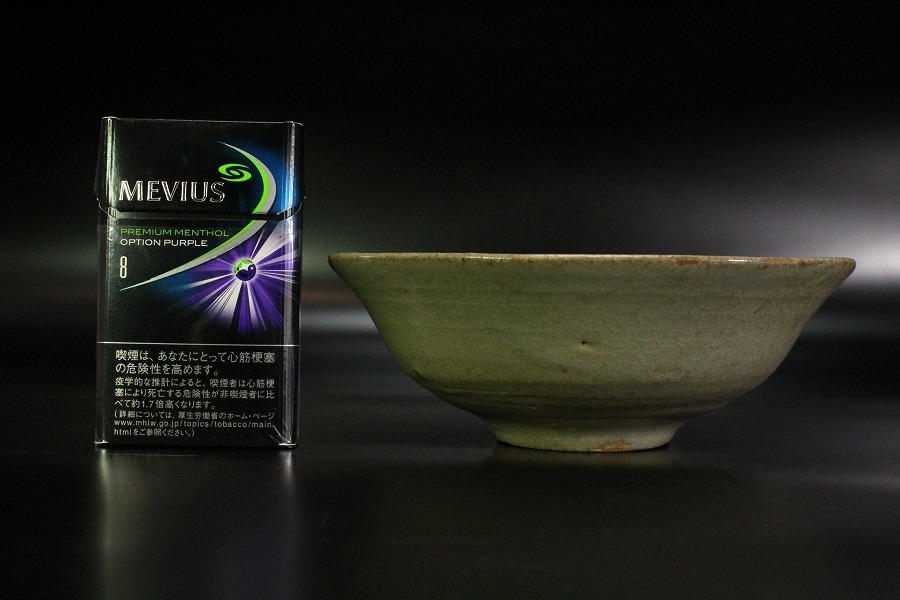 金閣】中国美術 唐物 青磁 平碗 時代 茶道具伝来(BA957) | クール