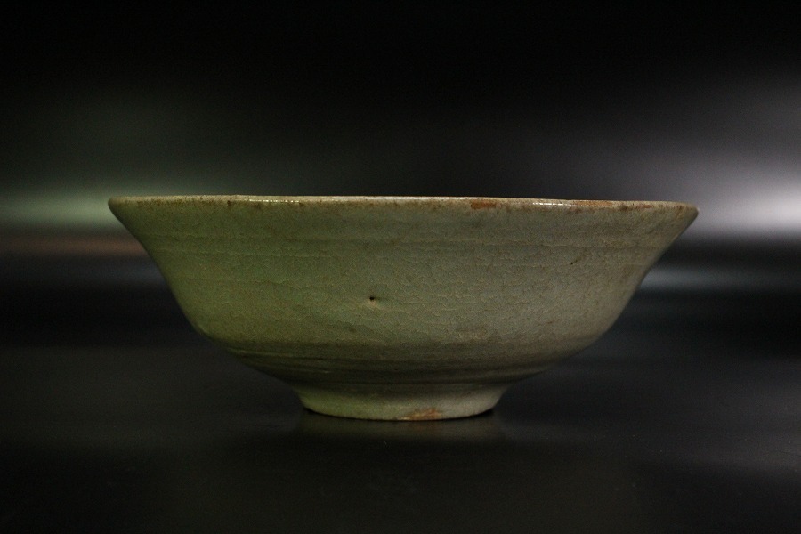 金閣】中国美術 唐物 青磁 平碗 時代 茶道具伝来(BA957) | クール